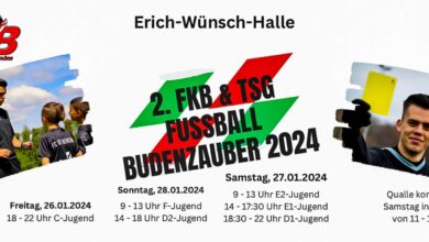 2. FKB und TSG Fußball Budenzauber 2024 am Wochenende in Bernau
