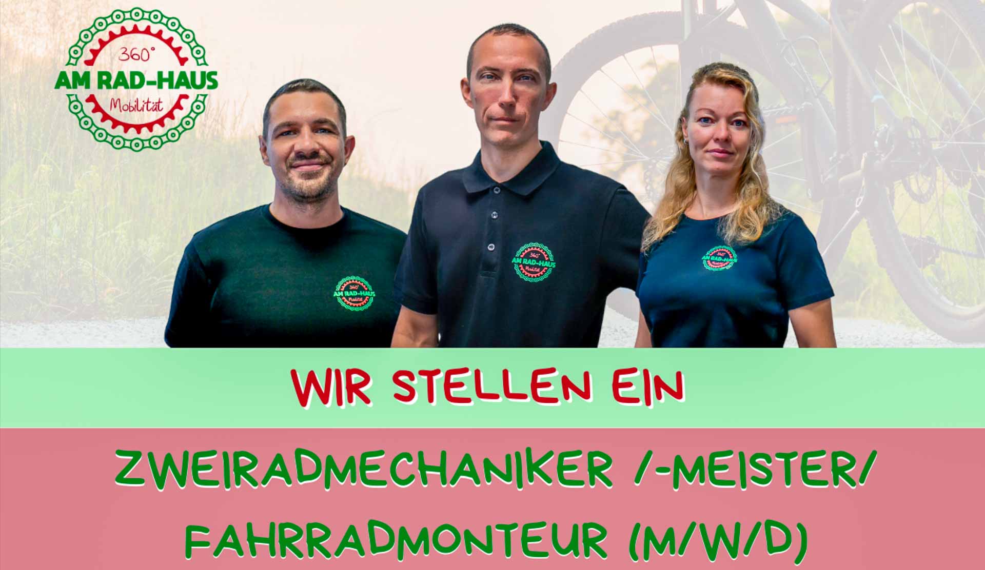 Zweiradmechaniker /-meister/ Fahrradmonteur (m/w/d) in Bernau „Am Rad-Haus GmbH"