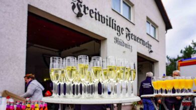 Richtfest für den Erweiterungsbau der Feuerwehr Rüdnitz