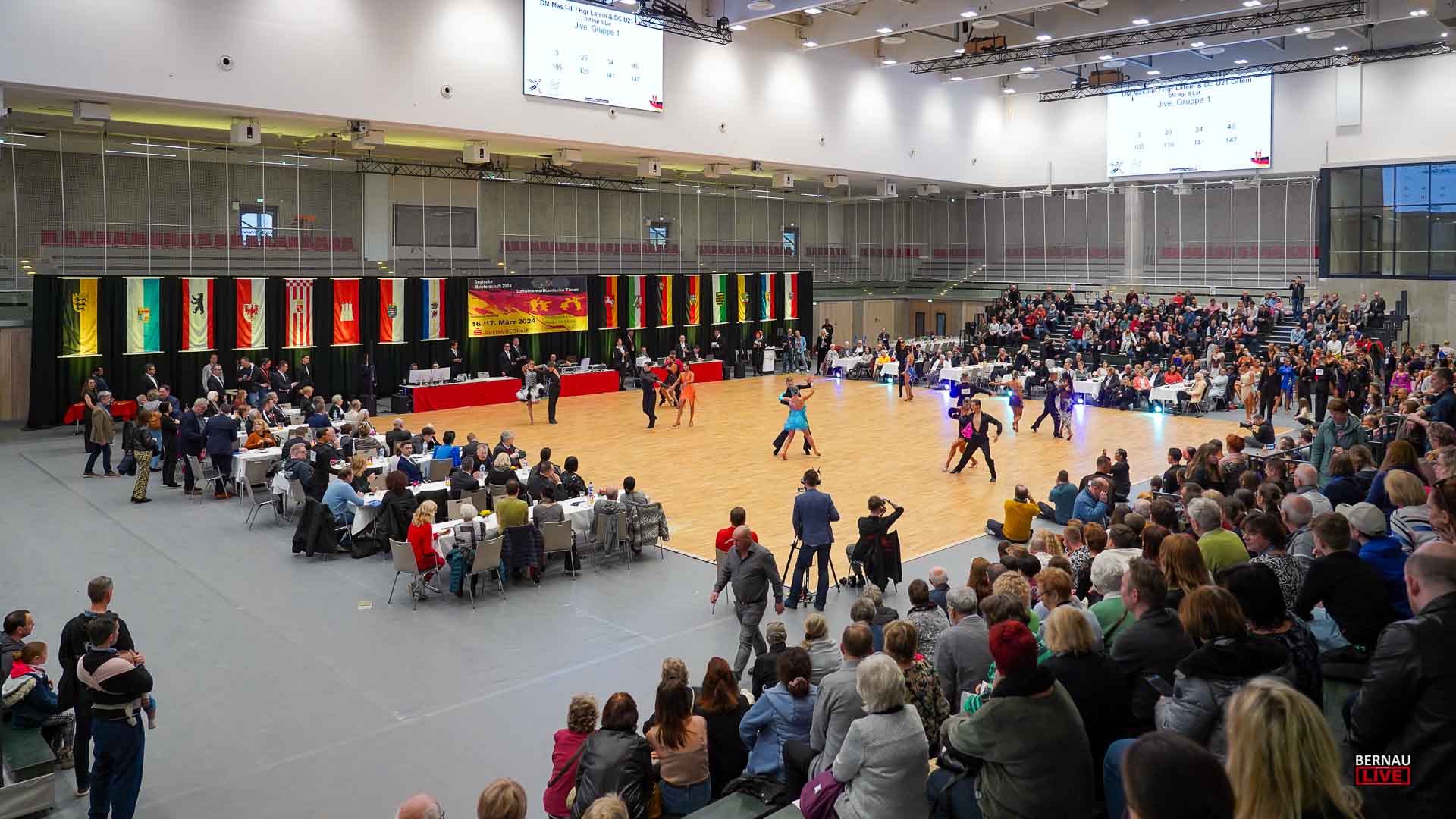 Deutsche Meisterschaft Latein - Premiere für neue die Sparkassen-Arena Bernau