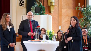 Annalena Baerbock besuchte heute das OSZ Barnim in Bernau bei Berlin