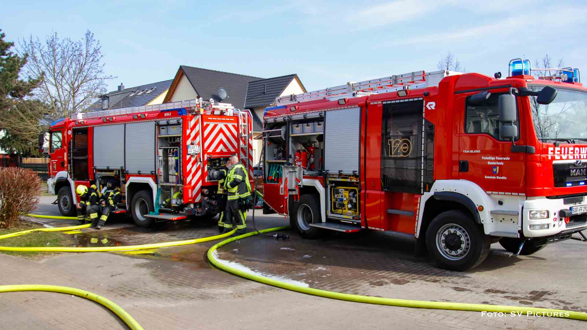Hoher Sachschaden durch Brand in Klosterfelde
