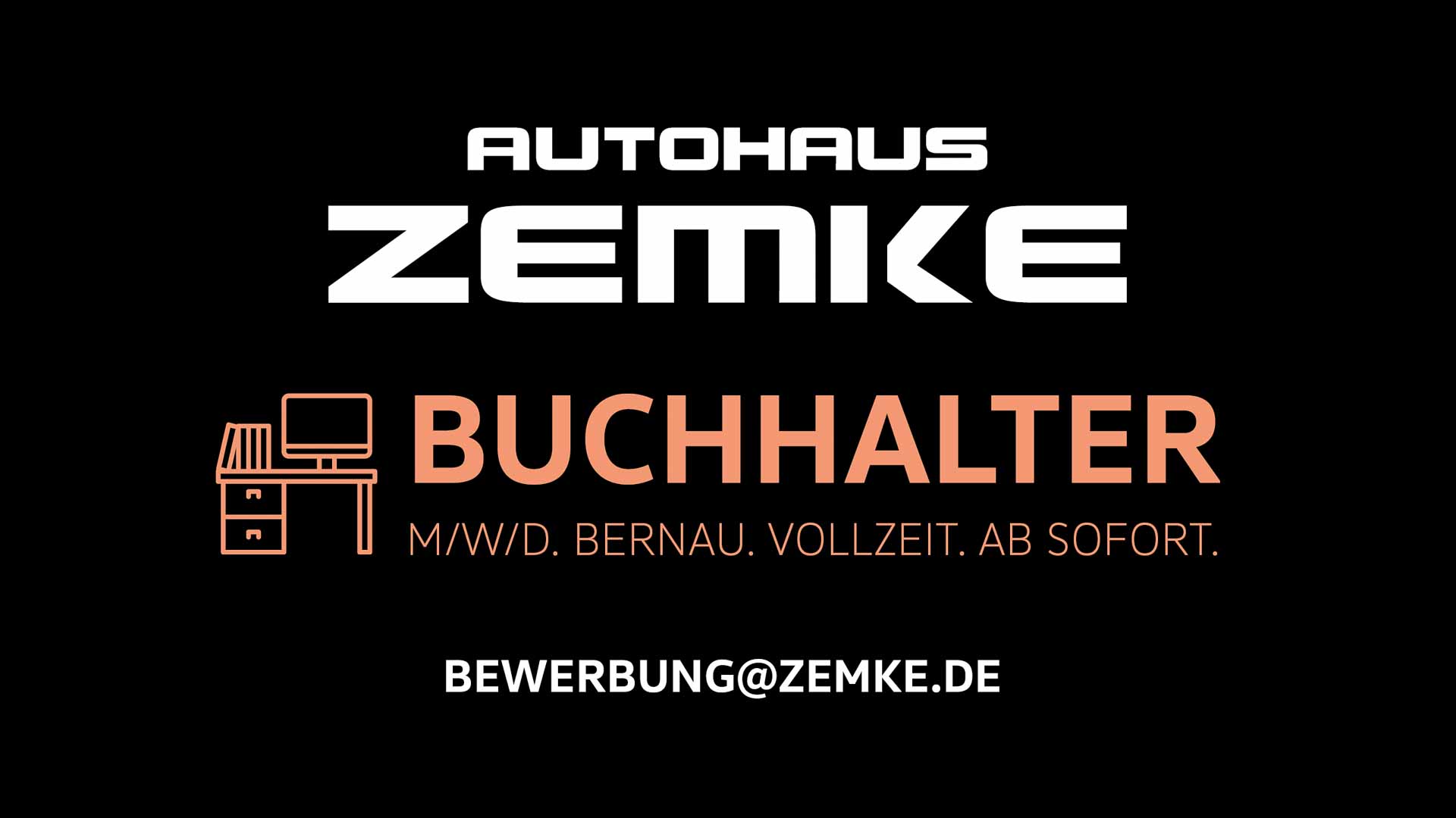 Buchhalter (m/w/d) in Voll- oder Teilzeit im Zemke Autohaus Bernau