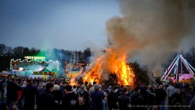 Osterfeuer, Eiertrudeln und bestes Ausflugswetter in Bernau und Barnim