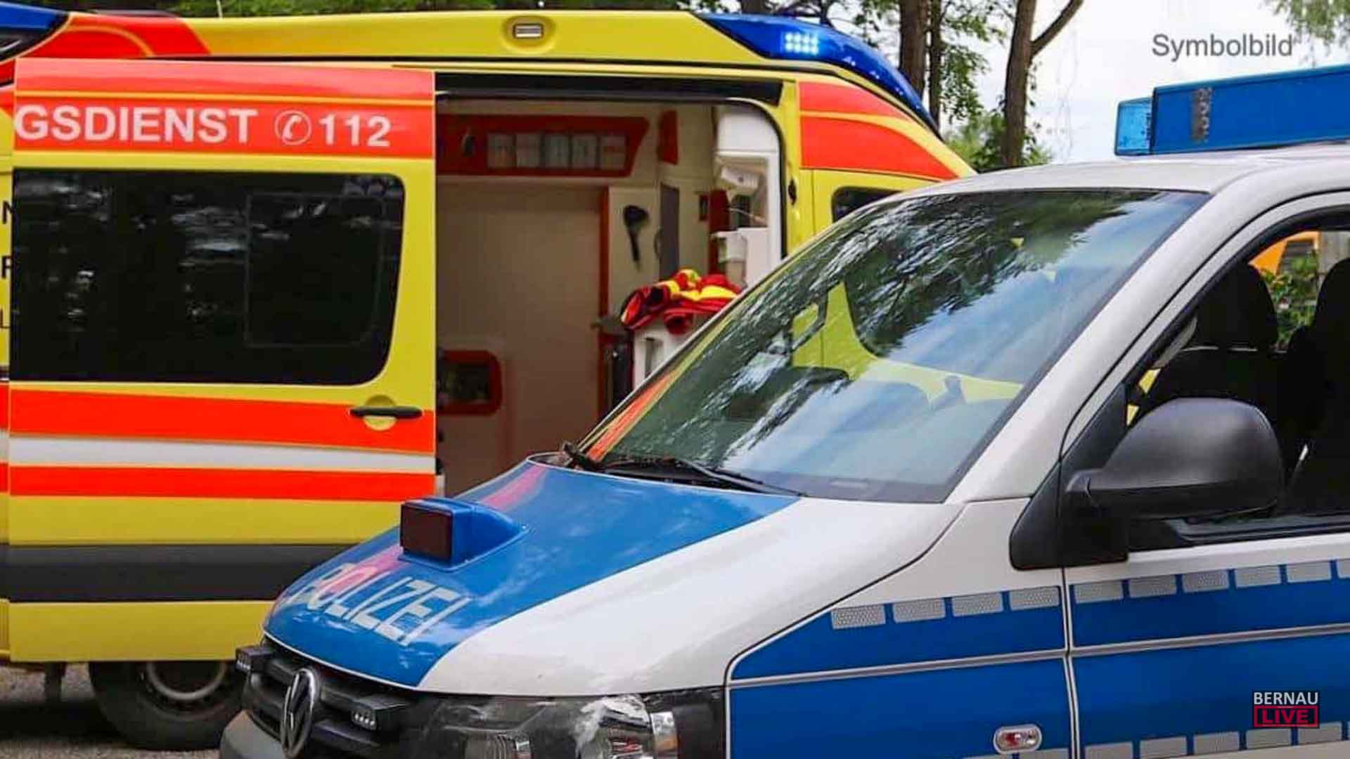 Fussgängerin bei Verkehrsunfall in Bernau schwer verletzt
