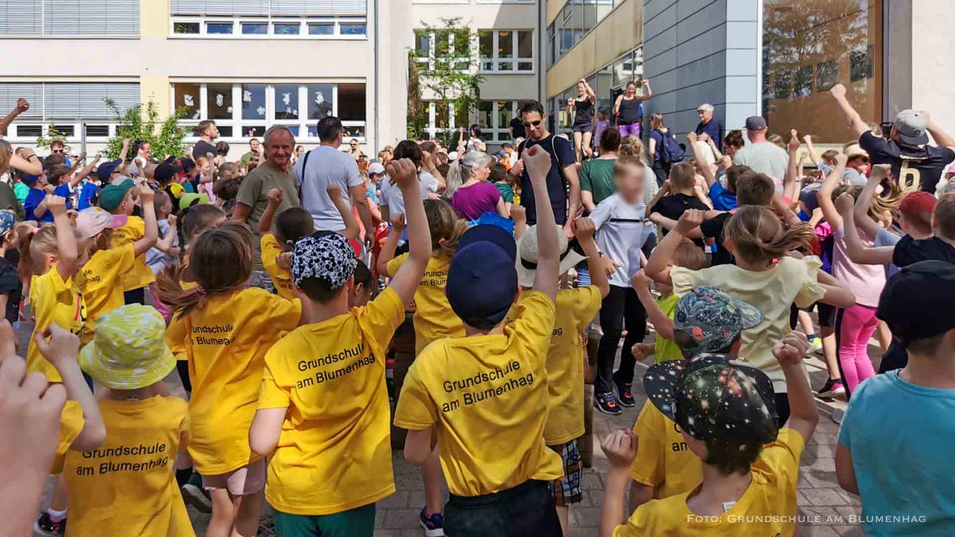 Sponsorenlauf der Grundschule am Blumenhag Bernau - Erlös 18.900 Euro!
