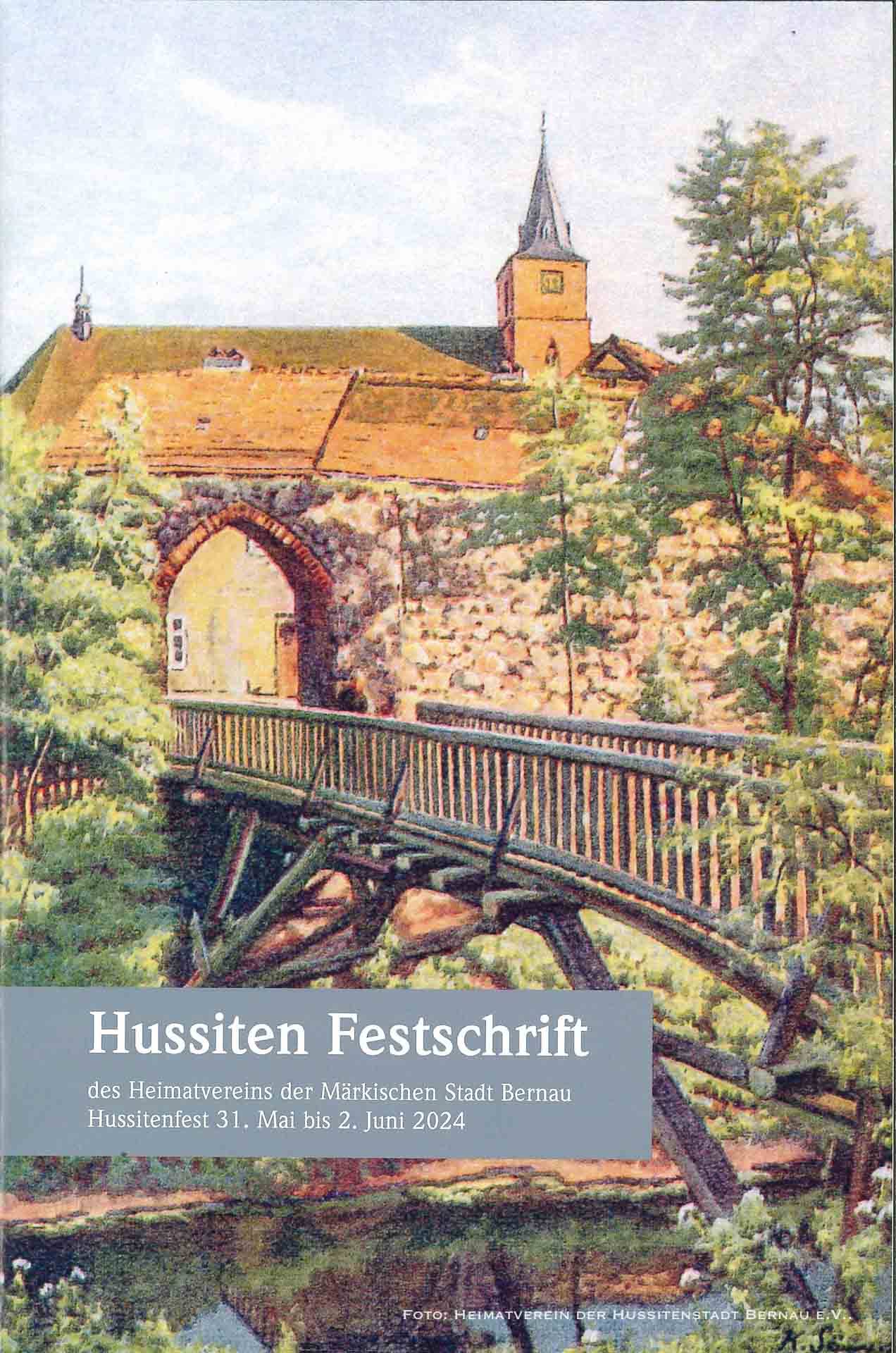 Festschrift zum Hussitenfest Bernau erhältlich