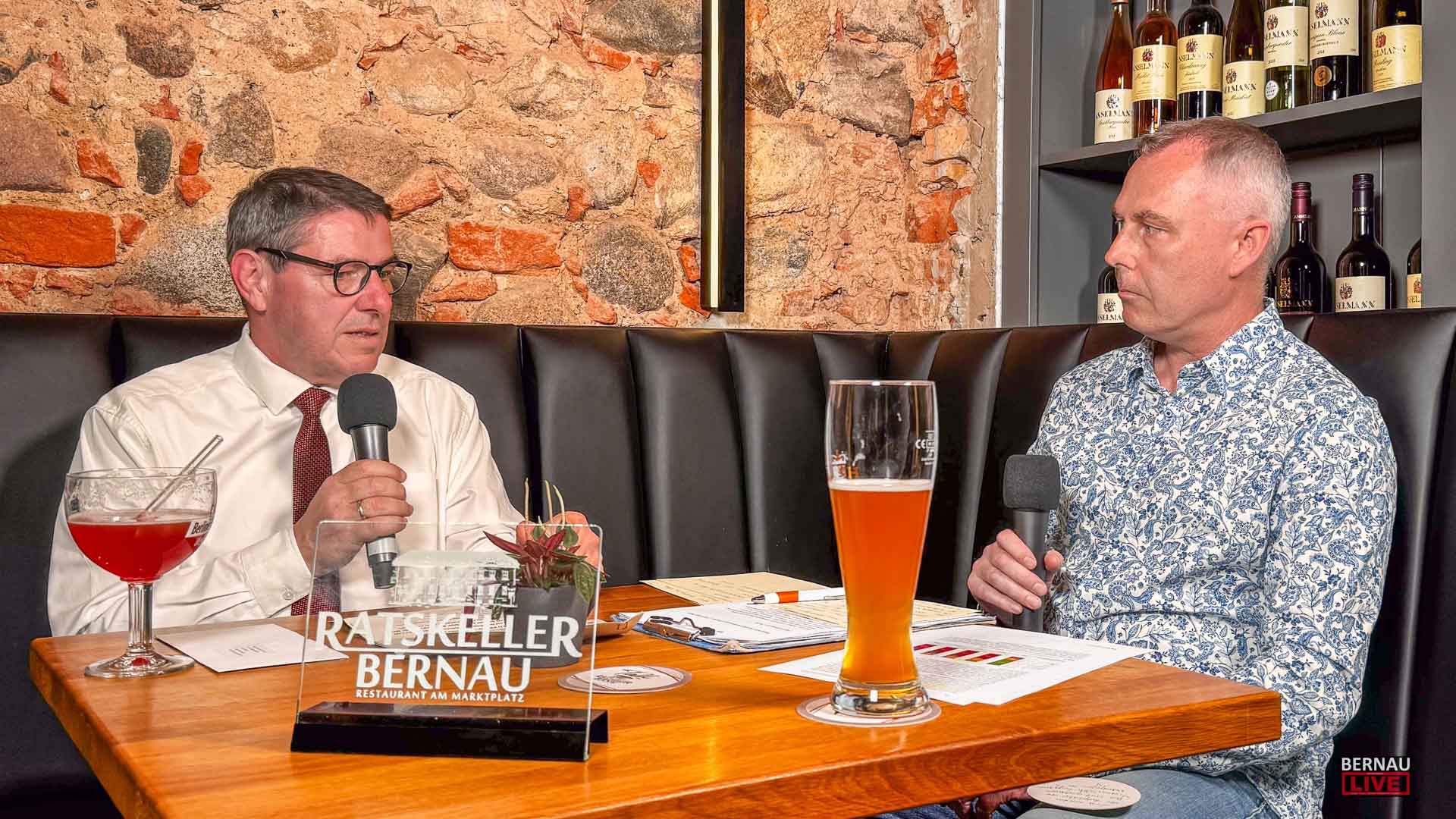 Einstündiger Podcast mit André Stahl zum Thema Wachstum in Bernau