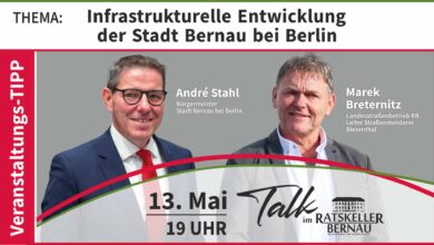 Wachstum in Bernau – Fluch oder Segen - Talk im Ratskeller Bernau