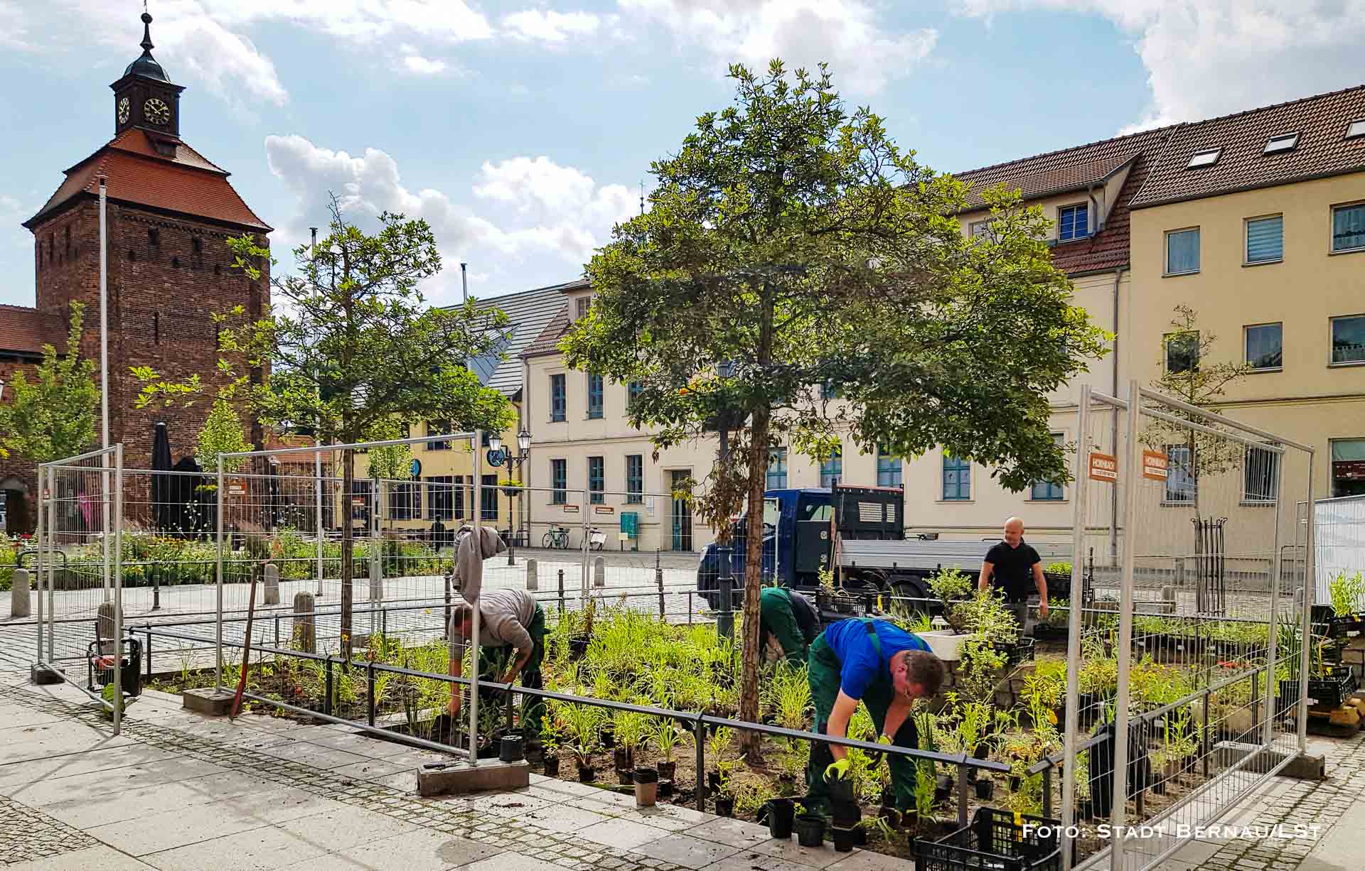 Bernau: Statt Pflastersteine viel Grün und eine Sitzbank zum Verweilen