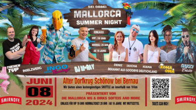 Mallorca Summer-Night Party im Alten Dorfkrug Schönow