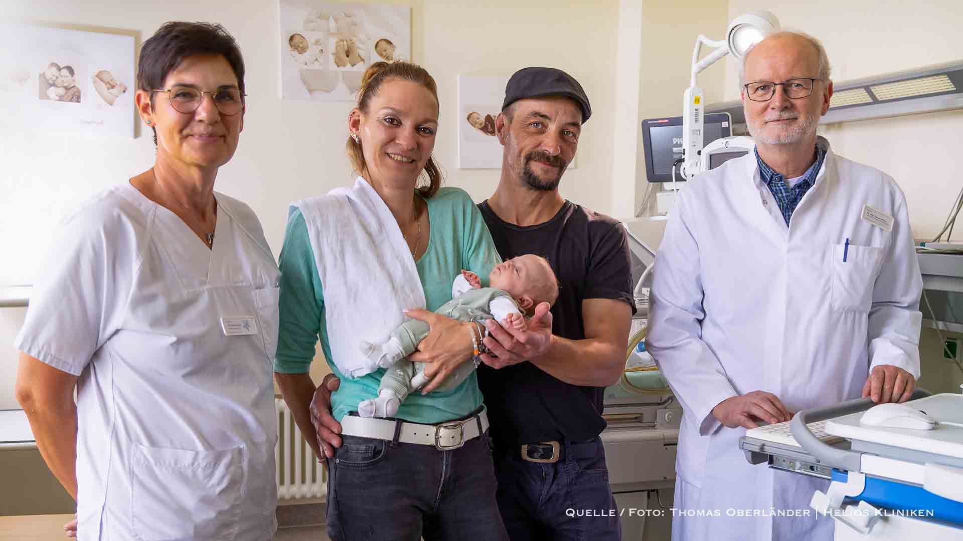 In der 24. Woche geboren - Familienglück nach 129 Tagen im Helios Klinikum