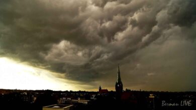 Unwetter, Gewitter, Bernau