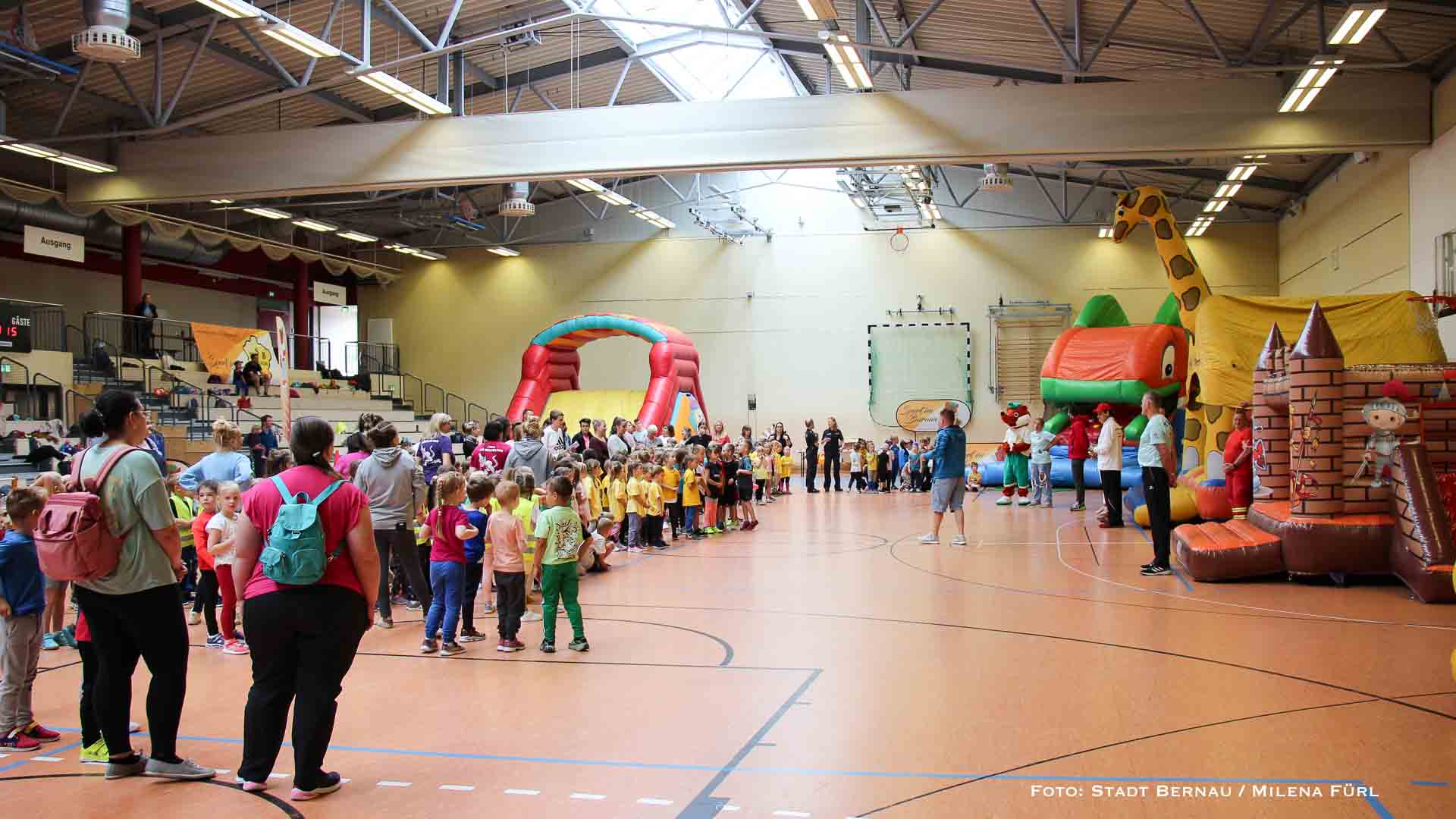 Sport und Spaß beim diesjährigen Kita-Sportfest in Bernau