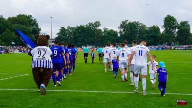 Regen statt Sommermärchen - Hertha BSC zu Gast beim FSV Bernau Hertha BSC, FSV Bernau,