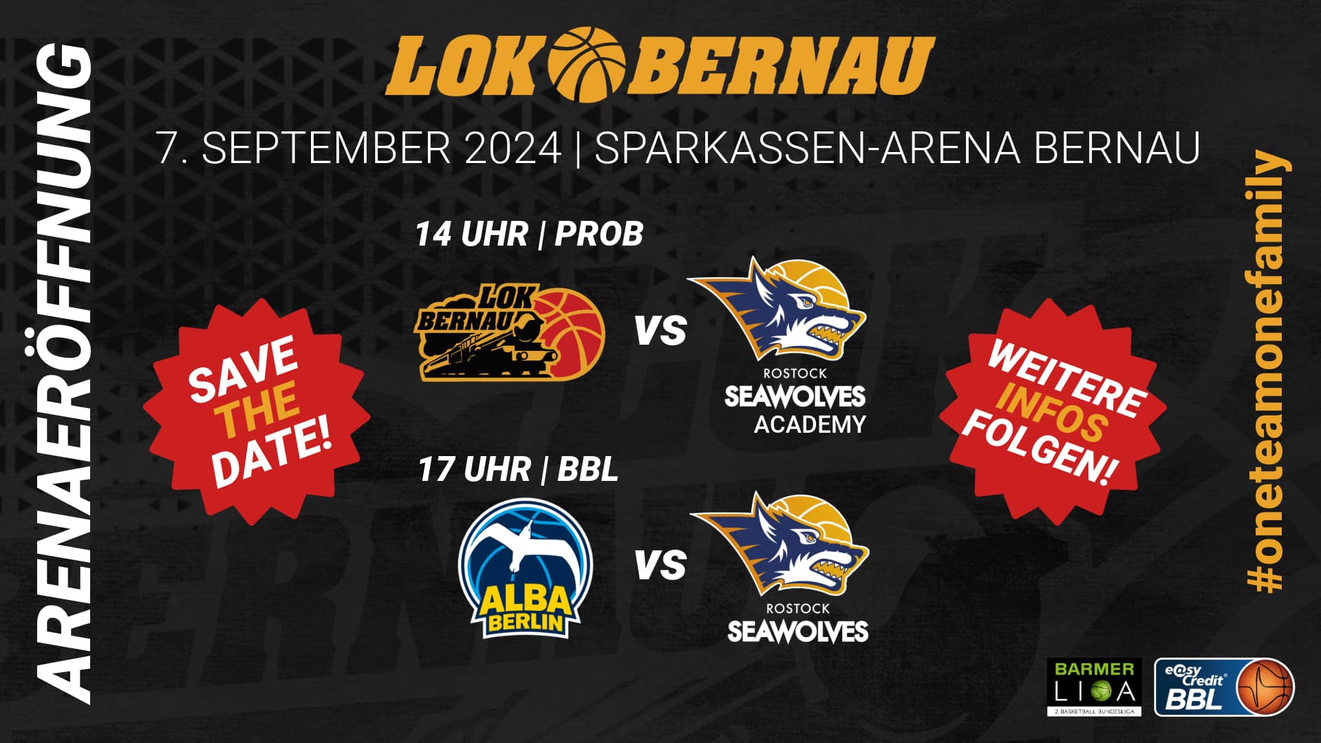 LOK Bernau Arenaeröffnung – Einweihung der neuen Sparkassen-Arena