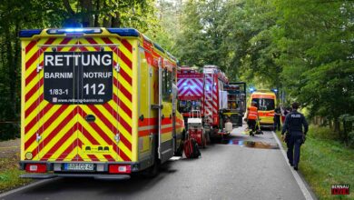 Mehrere Verletzte nach Verkehrsunfällen am Sonntag im Barnim