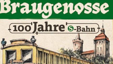 Bernauer Festbier „100 Jahre S-Bahn“ auf dem Bahnhofsvorplatz