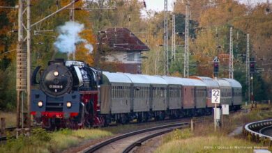 Mit Volldampf durch Bernau - Sonderfahrt nach Stettin