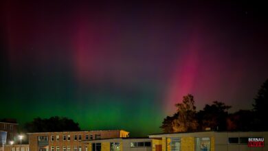 Guten Morgen aus Bernau nach einer magischen Polarlicht-Nacht