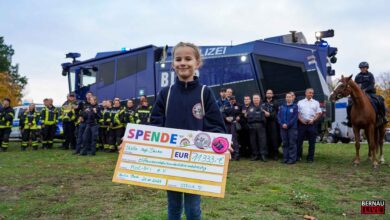 Stella aus Bernau sammelt 11.333 Euro für krebskranke Kinder