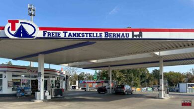 Freie Tankstelle Bernau - nun kann auch Nachts getankt werden