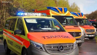 Barnim: Löschfahrzeug der Feuerwehr und Zug kollidierten