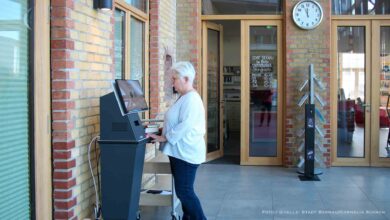 Mehr Service: SB-Teminals in der Stadtbibliothek Bernau