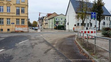 Bernau: August-Bebel-Straße und "Panzerbrücke" wieder frei