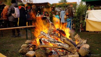 Wochenende: Veranstaltungen und Ausflugstipps in und um Bernau. Lagerfeuer mit Glühwein und Menschen