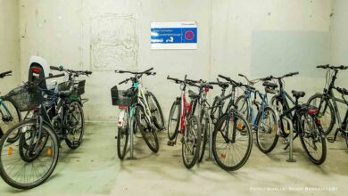 Die Stadt Bernau bittet um mehr Rücksichtnahme im Fahrradparkhaus