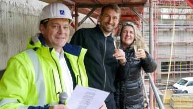 Richtfest für Grundschule an der Elbestraße in Zepernick