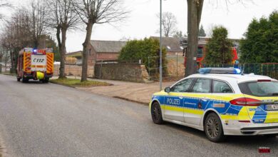 Tödlicher Arbeitsunfall am Vormittag in Bernau Ladeburg