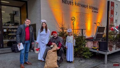 Weihnachts- und Adventsmarkt in Bernau soeben offiziell eröffnet