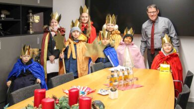 Mit Gottes Segen: Sternsinger besuchten das Rathaus Bernau