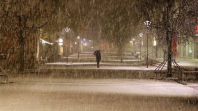 Schnee / Schneeregen in und um Bernau - Wetterhinweis Glatteis