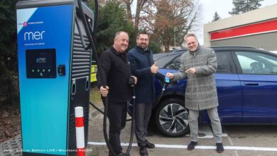 Wandlitz: Neue E-Schnellladestationen bei ESSO in Basdorf