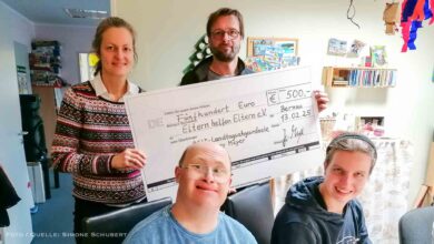 Ein Dankeschön für den Verein „Eltern helfen Eltern“ in Bernau