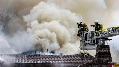 Ahrensfelde: Großeinsatz zahlreicher Feuerwehren in Lindenberg