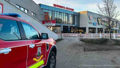 Brand an der Bahnhofs-Passage Bernau und weitere Meldungen