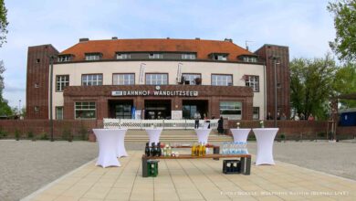 Neu gestalteter Bahnhof Wandlitzsee offiziell eingeweiht