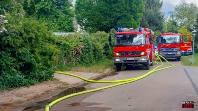 Bernau: Garagenbrand in Lobetal und weitere Polizeimeldungen