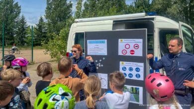 Verkehrssicherheitstag der PI Barnim für Grundschüler – ein gelungenes Projekt in Grüntal