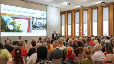 Ehrungen beim Wirtschaftsempfang der Stadt Bernau bei Berlin
