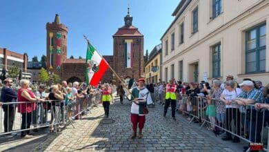 Großer Festumzug zum 32. Hussitenfest in Bernau gestartet