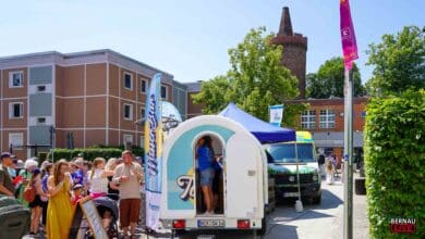 500 Liter kostenfreies Trinkwasser zum Hussitenfest Bernau ausgegeben