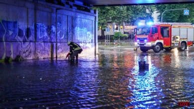 Starkregen in und um Bernau sorgte für zahlreiche Feuerwehreinsätze