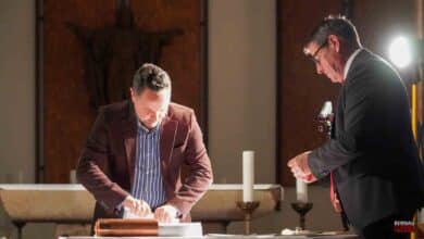 Heilige Messe, Grillfest und Bauupdate der Herz-Jesu-Kirche Bernau