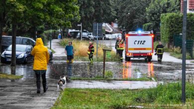 Dauerregen in und um Bernau sorgte für 27 Feuerwehreinsätze