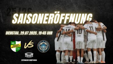 Saisoneröffnung der SG Einheit Zepernick im Spiel gegen Delay Sports Berlin